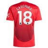 Conjunto (Camiseta+Pantalón Corto) Manchester United Casemiro 18 Primera Equipación 2024-25 - Niño